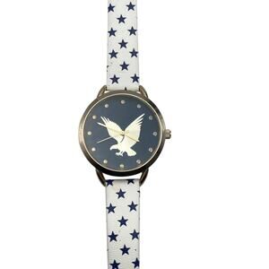 Eagle Patriotic Mens Women Fashion Watch 36mm - Fresh Battery - Adjustable Band